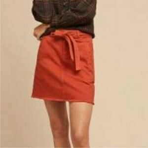 Pilcro and the Letterpress Denim Waist
Tie Skirt